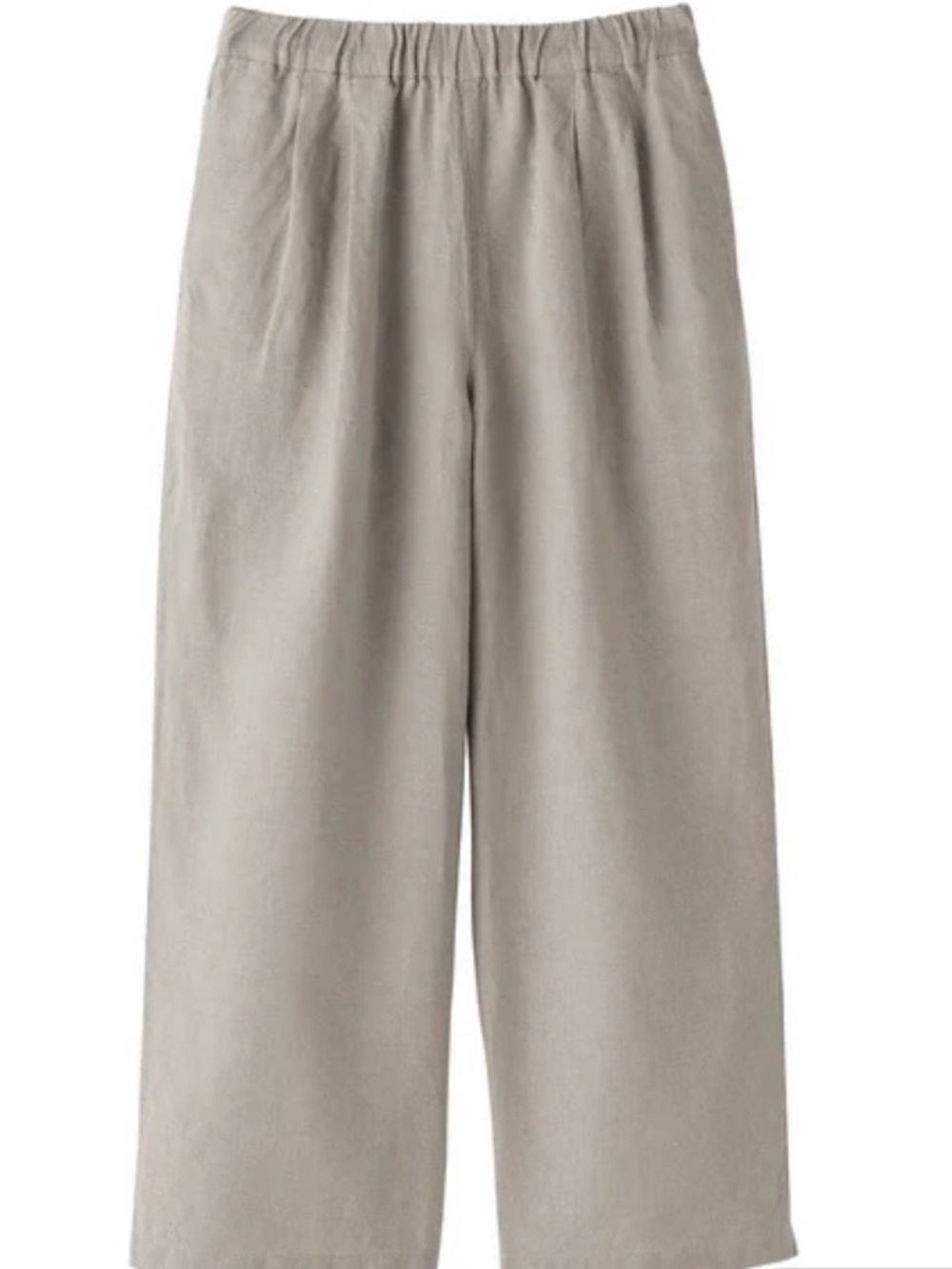 Women's Washed Linen Easy Wide Pants